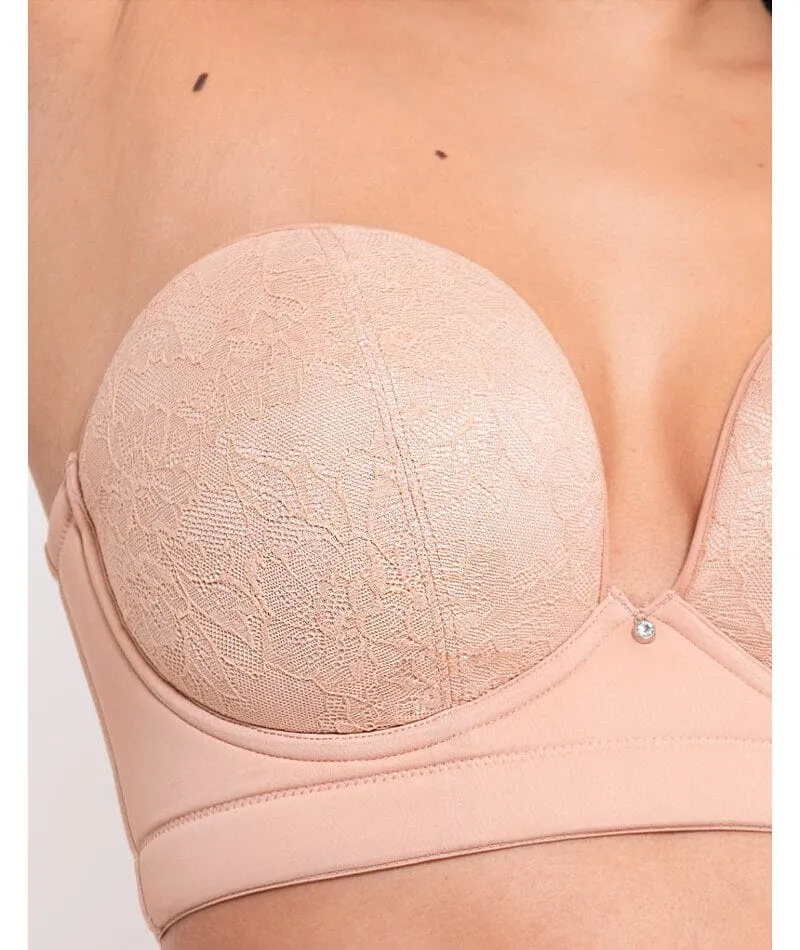 Curvy Kate Hey Girls Superplunge Strapless Bra - Latte