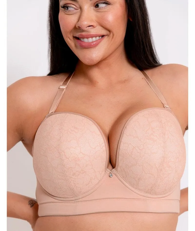 Curvy Kate Hey Girls Superplunge Strapless Bra - Latte