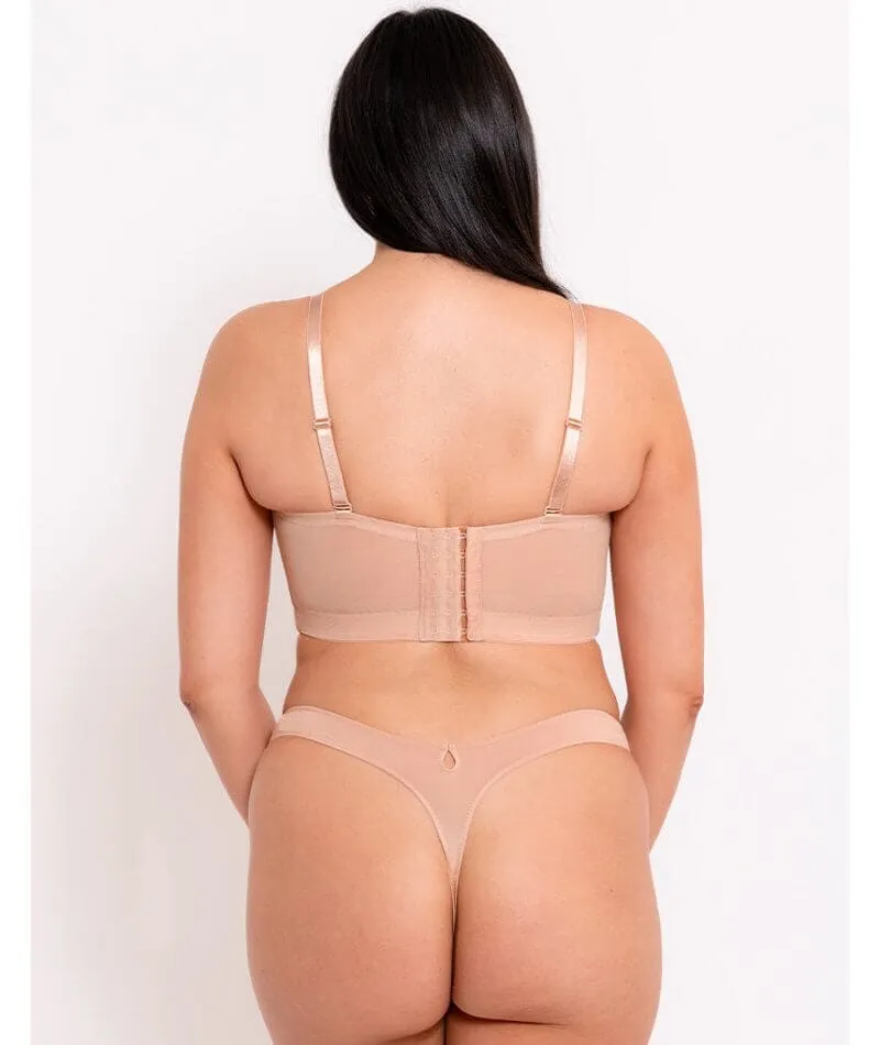 Curvy Kate Hey Girls Superplunge Strapless Bra - Latte