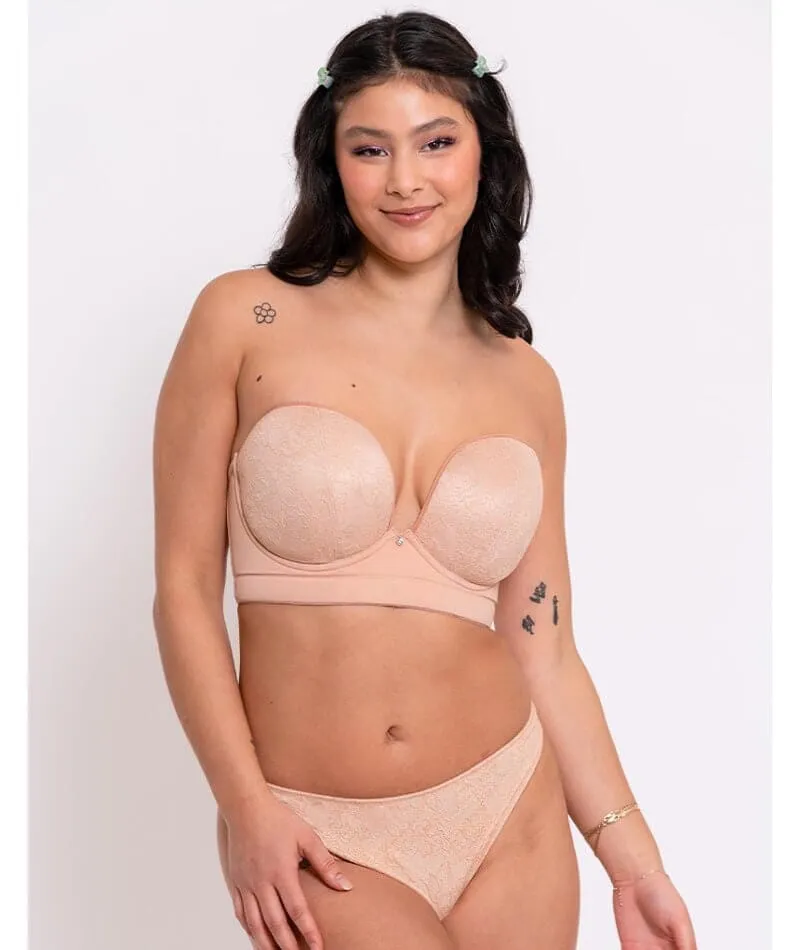 Curvy Kate Hey Girls Superplunge Strapless Bra - Latte