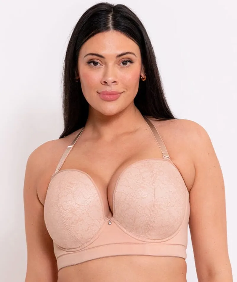 Curvy Kate Hey Girls Superplunge Strapless Bra - Latte