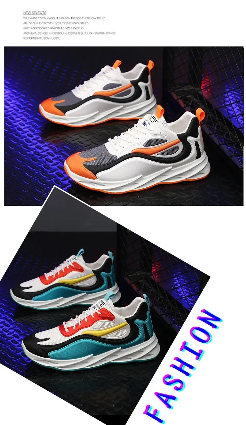 CushionStride New Trendy Men's Sports Sneakers for Active Lifestyle