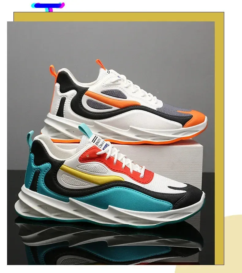 CushionStride New Trendy Men's Sports Sneakers for Active Lifestyle