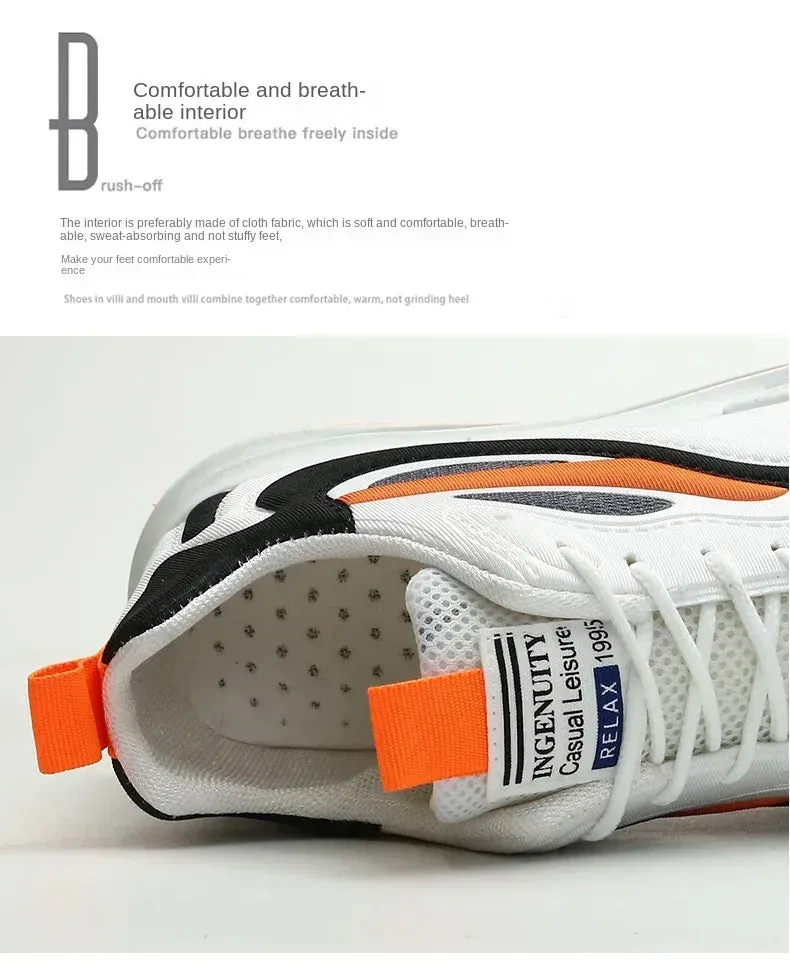 CushionStride New Trendy Men's Sports Sneakers for Active Lifestyle