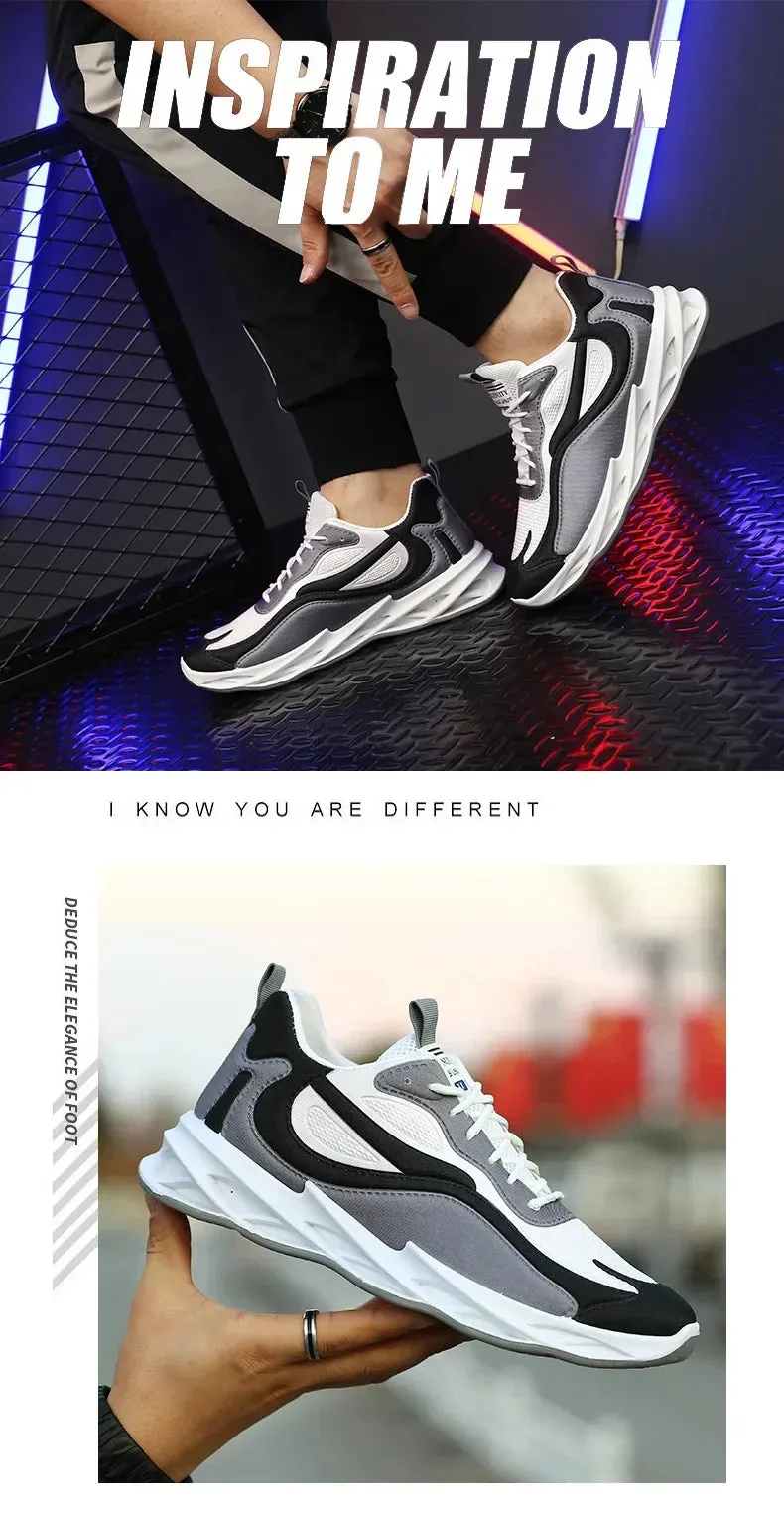 CushionStride New Trendy Men's Sports Sneakers for Active Lifestyle
