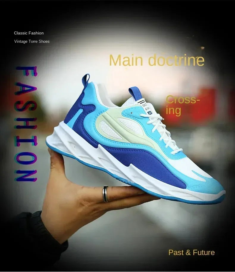 CushionStride New Trendy Men's Sports Sneakers for Active Lifestyle