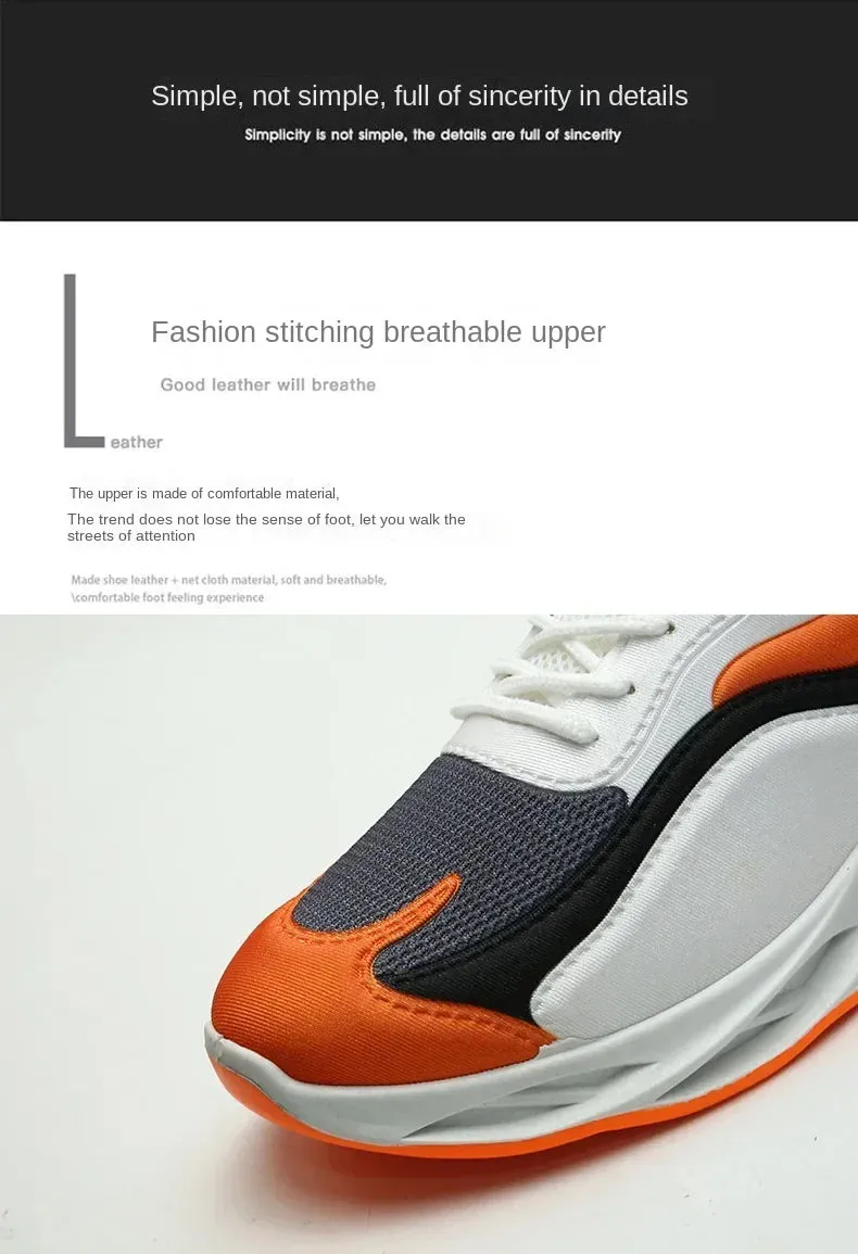 CushionStride New Trendy Men's Sports Sneakers for Active Lifestyle