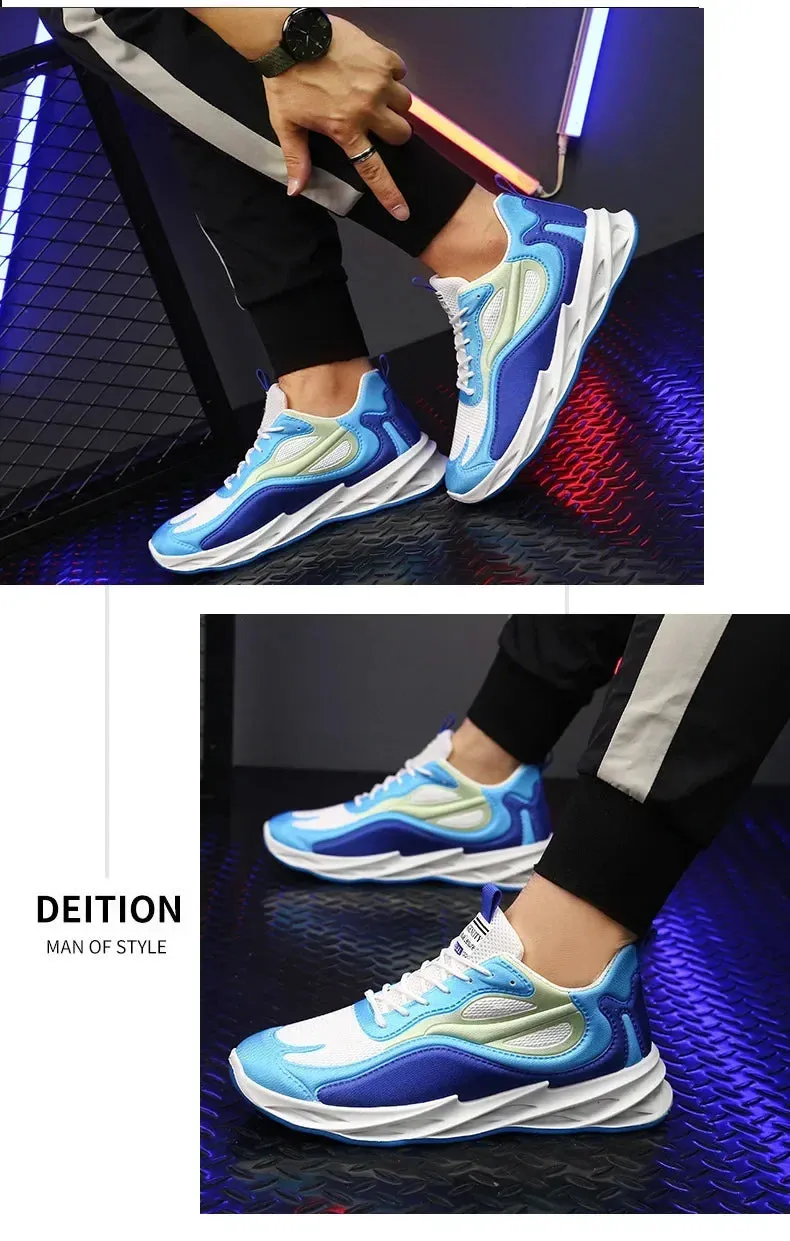 CushionStride New Trendy Men's Sports Sneakers for Active Lifestyle