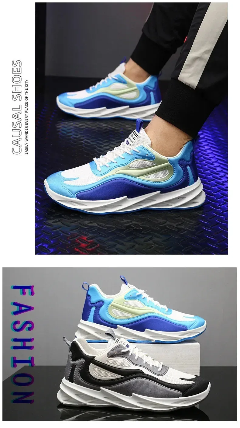 CushionStride New Trendy Men's Sports Sneakers for Active Lifestyle
