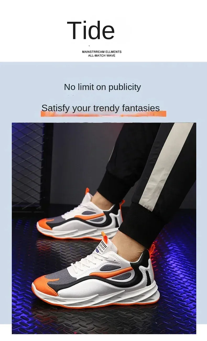 CushionStride New Trendy Men's Sports Sneakers for Active Lifestyle