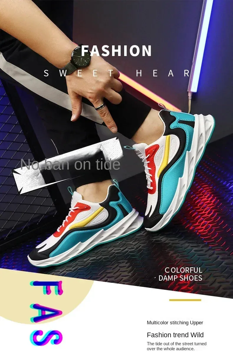 CushionStride New Trendy Men's Sports Sneakers for Active Lifestyle
