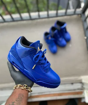 Custom Retro 3 Jordan Royal Blue
