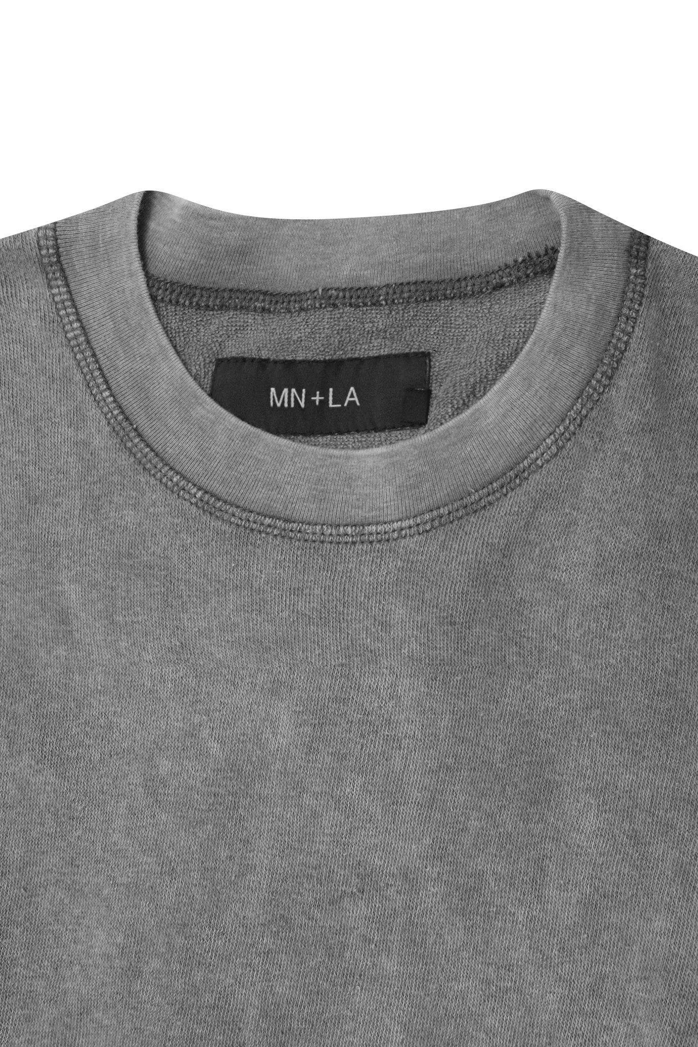 CUTOFF BOX TEE IN LIGHT STONE