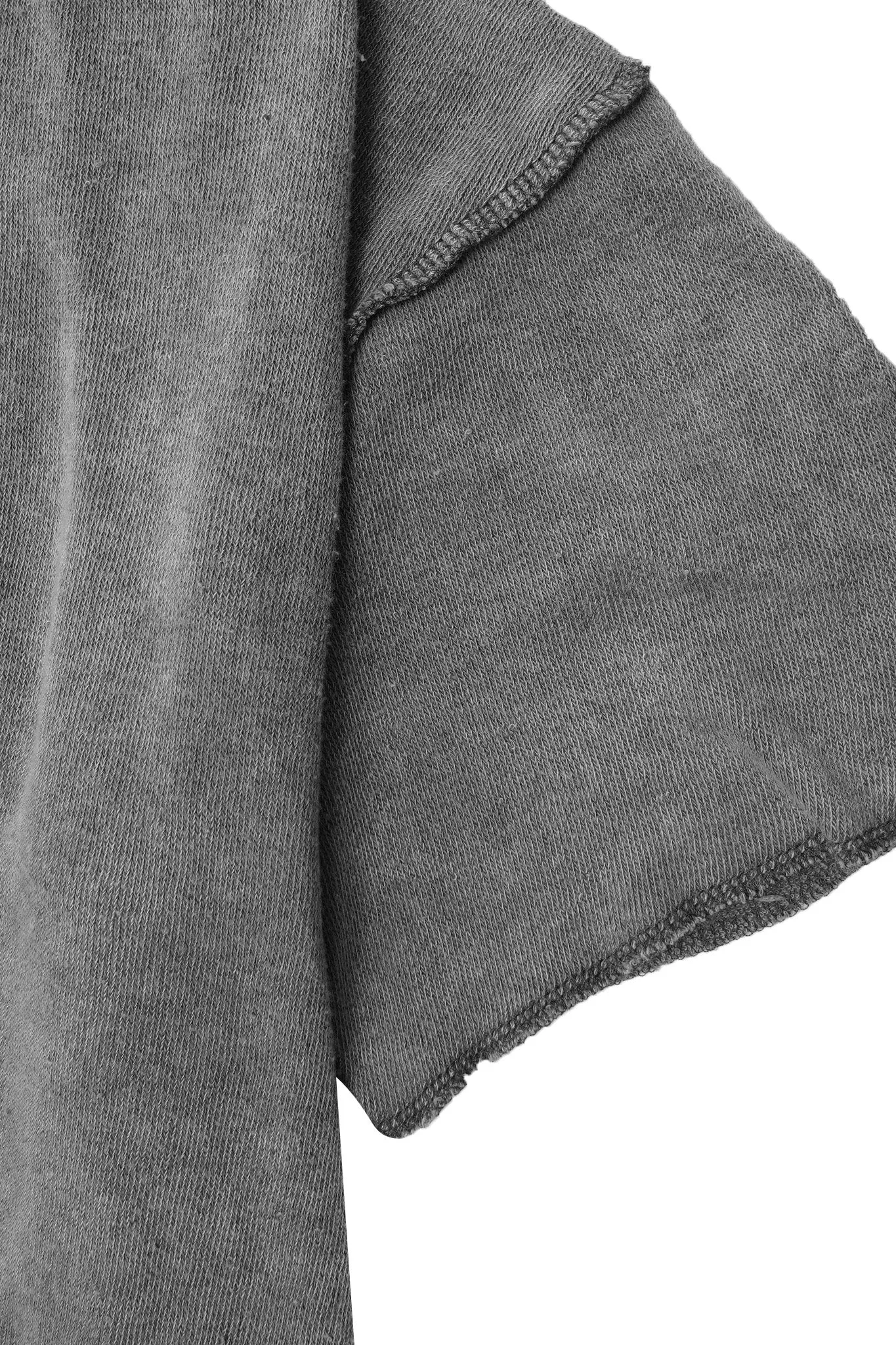 CUTOFF BOX TEE IN LIGHT STONE