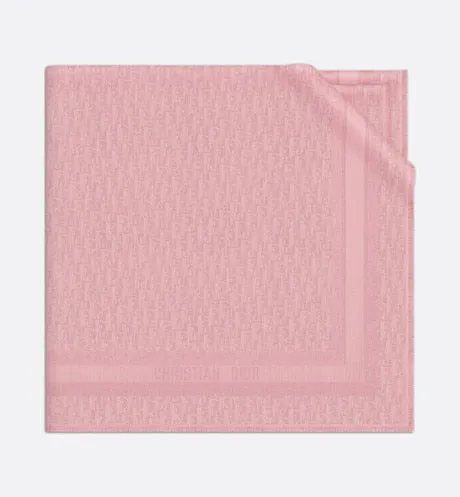 D-Oblique Shawl • Pink Wool, Silk and Cashmere
