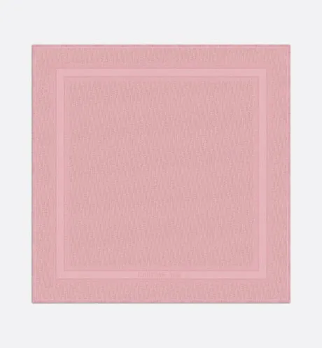 D-Oblique Shawl • Pink Wool, Silk and Cashmere
