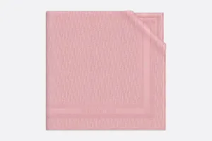 D-Oblique Shawl • Pink Wool, Silk and Cashmere