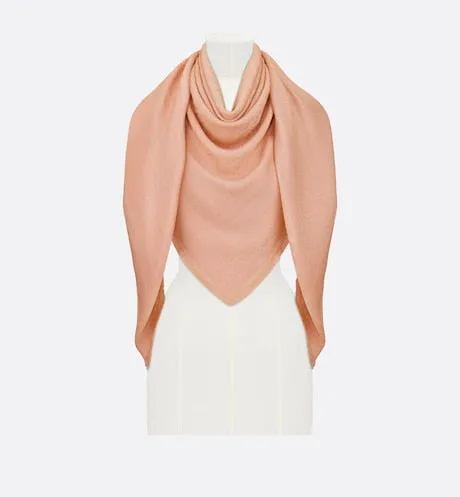 D-Oblique Shawl • Rose Des Vents Wool, Silk and Cashmere