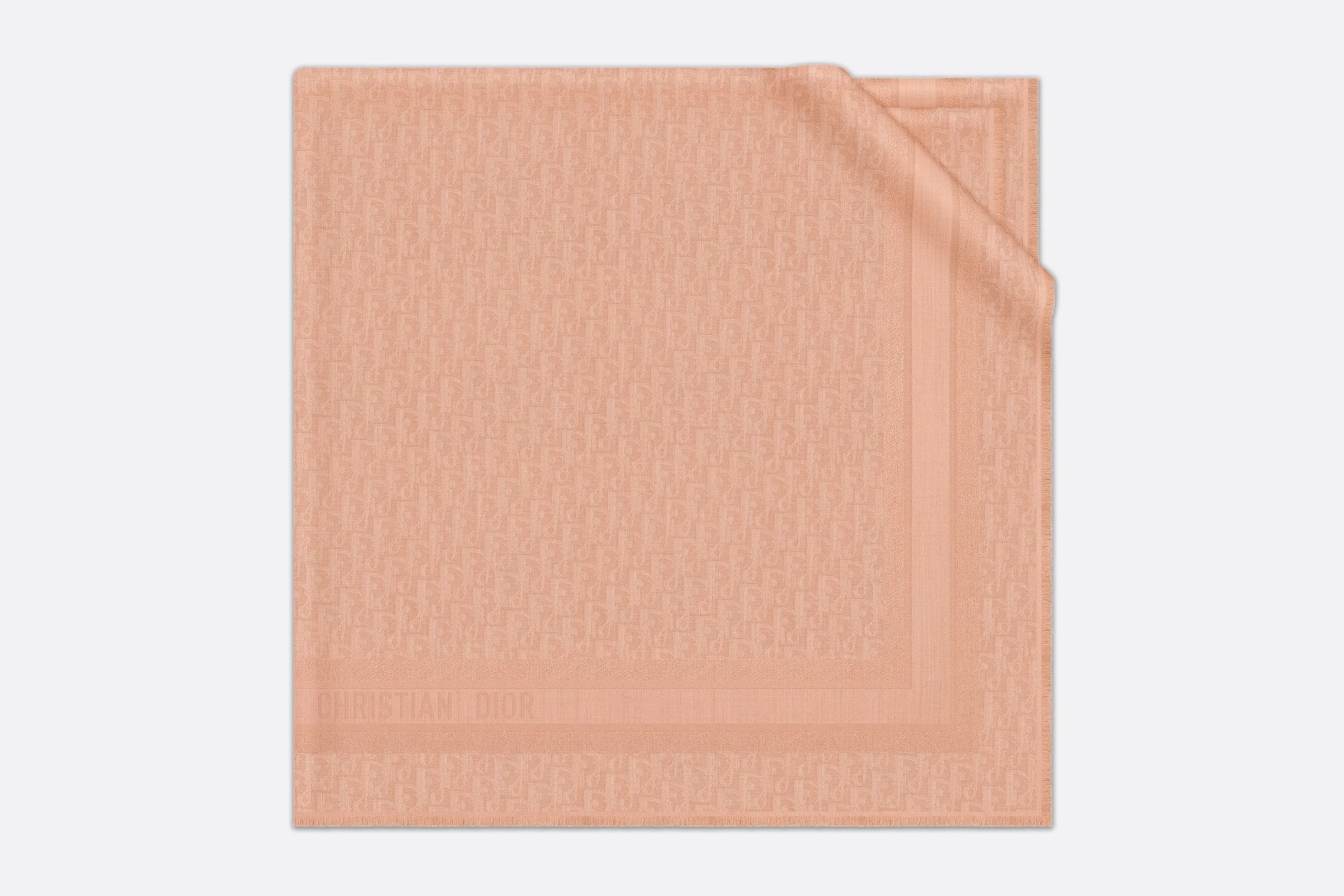 D-Oblique Shawl • Rose Des Vents Wool, Silk and Cashmere