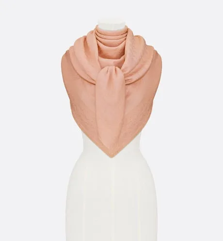 D-Oblique Shawl • Rose Des Vents Wool, Silk and Cashmere