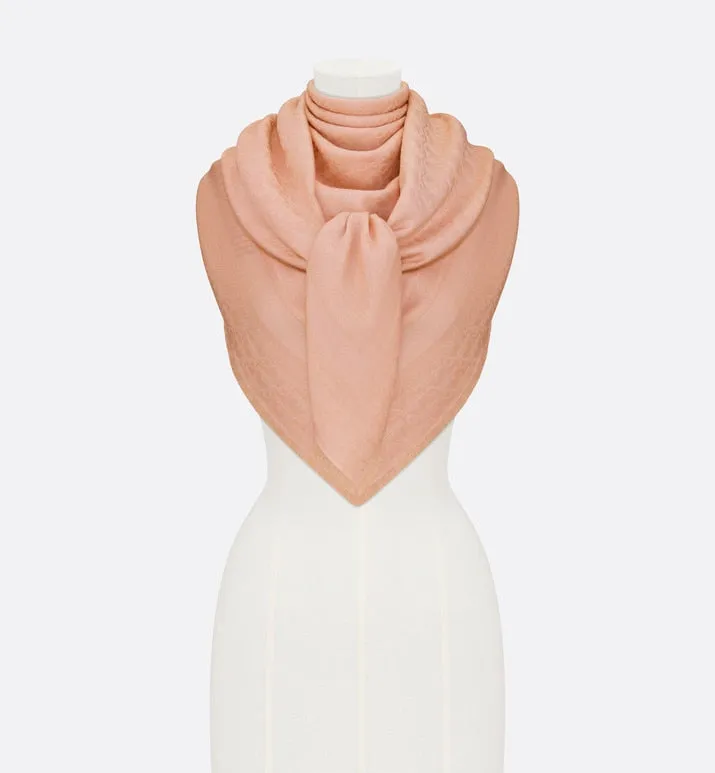 D-Oblique Shawl • Rose Des Vents Wool, Silk and Cashmere