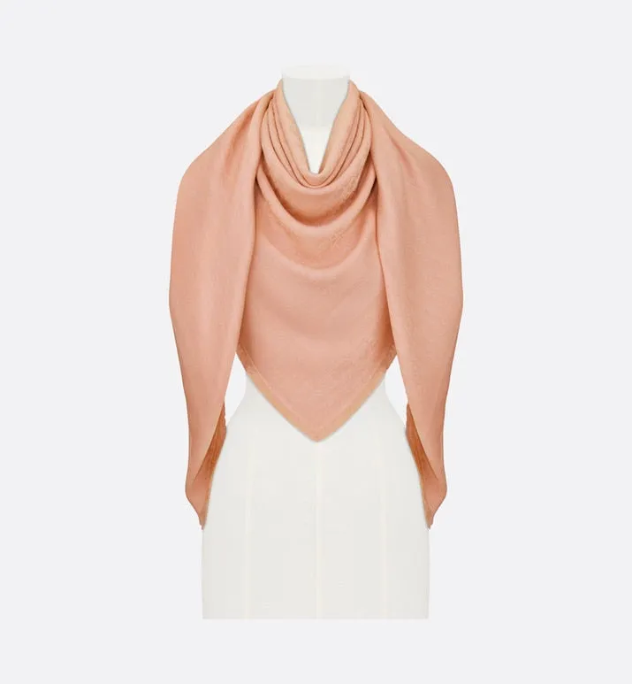 D-Oblique Shawl • Rose Des Vents Wool, Silk and Cashmere
