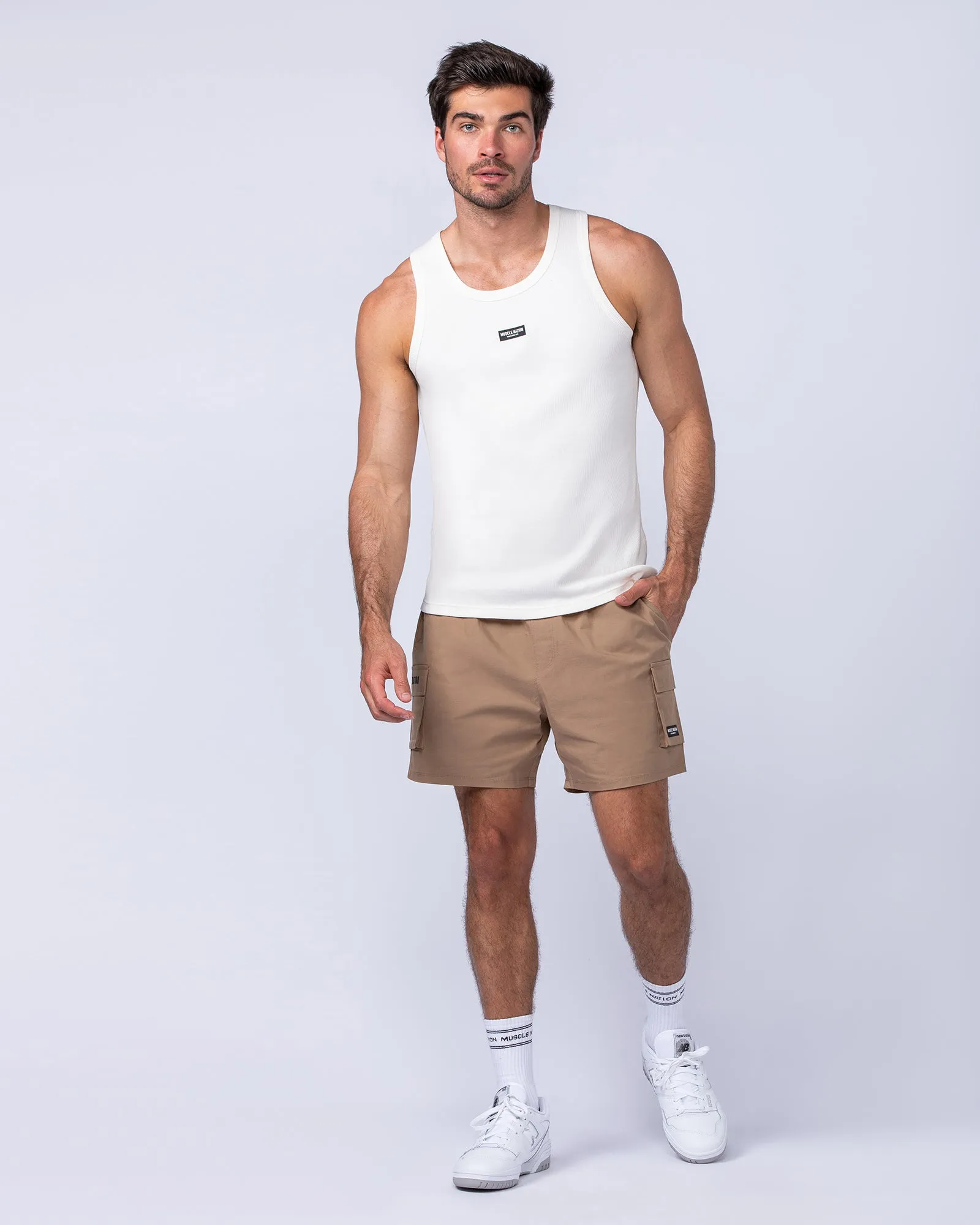 Daily Cargo 5" Shorts - Tan