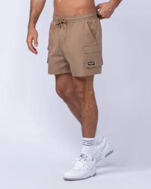 Daily Cargo 5" Shorts - Tan
