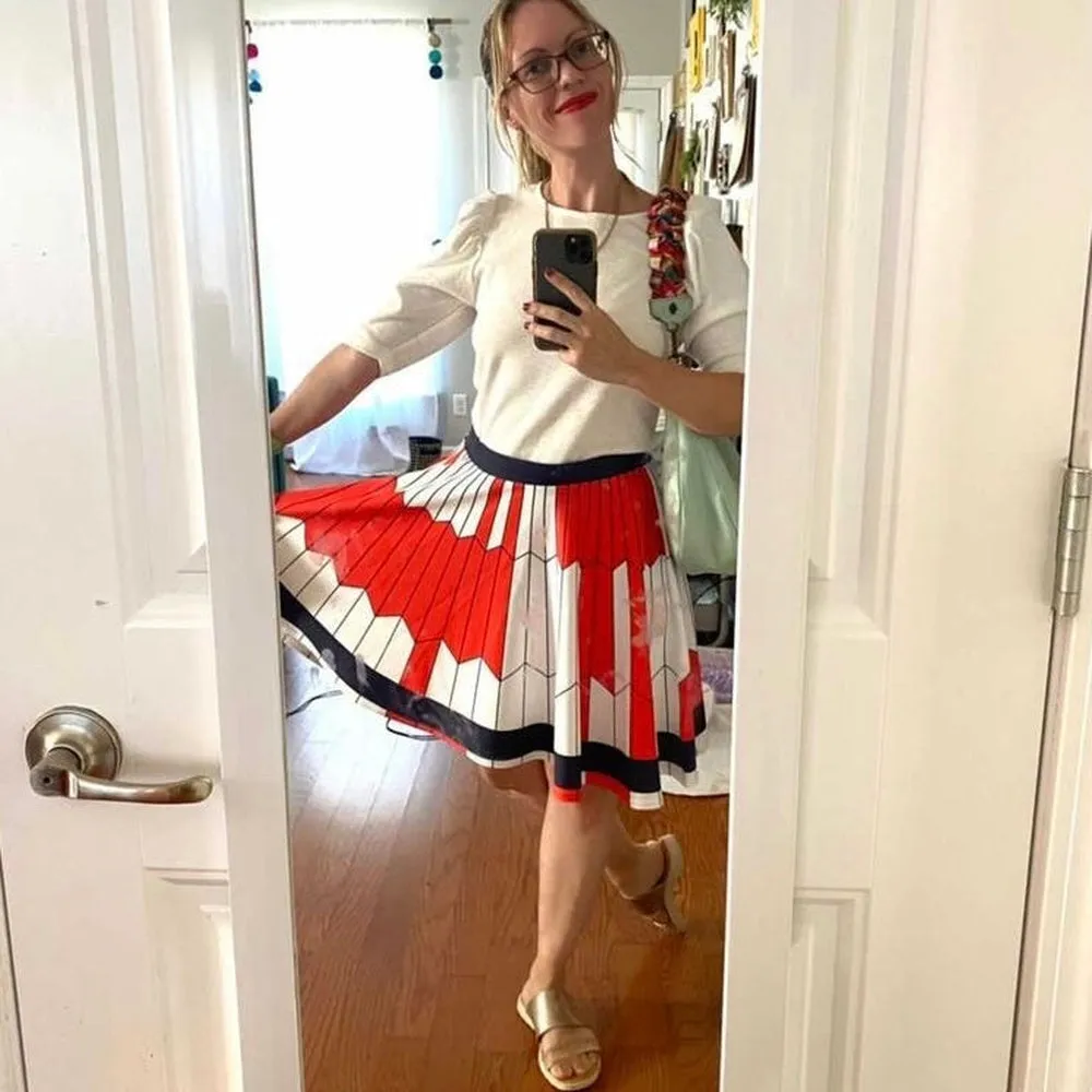 Dare Mighty Things  Mars 2020 Parachute Skater Skirt