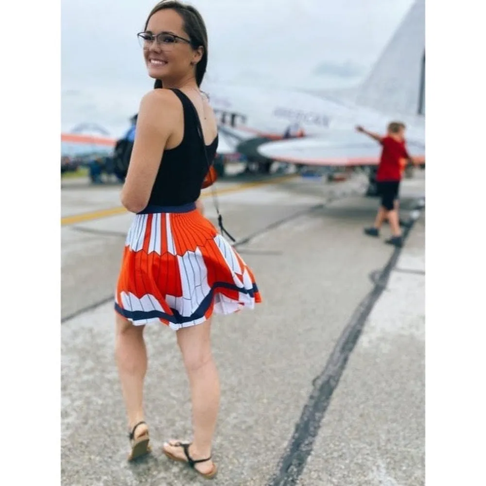 Dare Mighty Things  Mars 2020 Parachute Skater Skirt