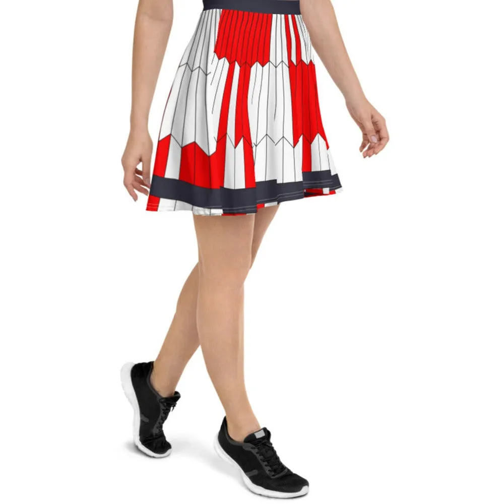 Dare Mighty Things  Mars 2020 Parachute Skater Skirt