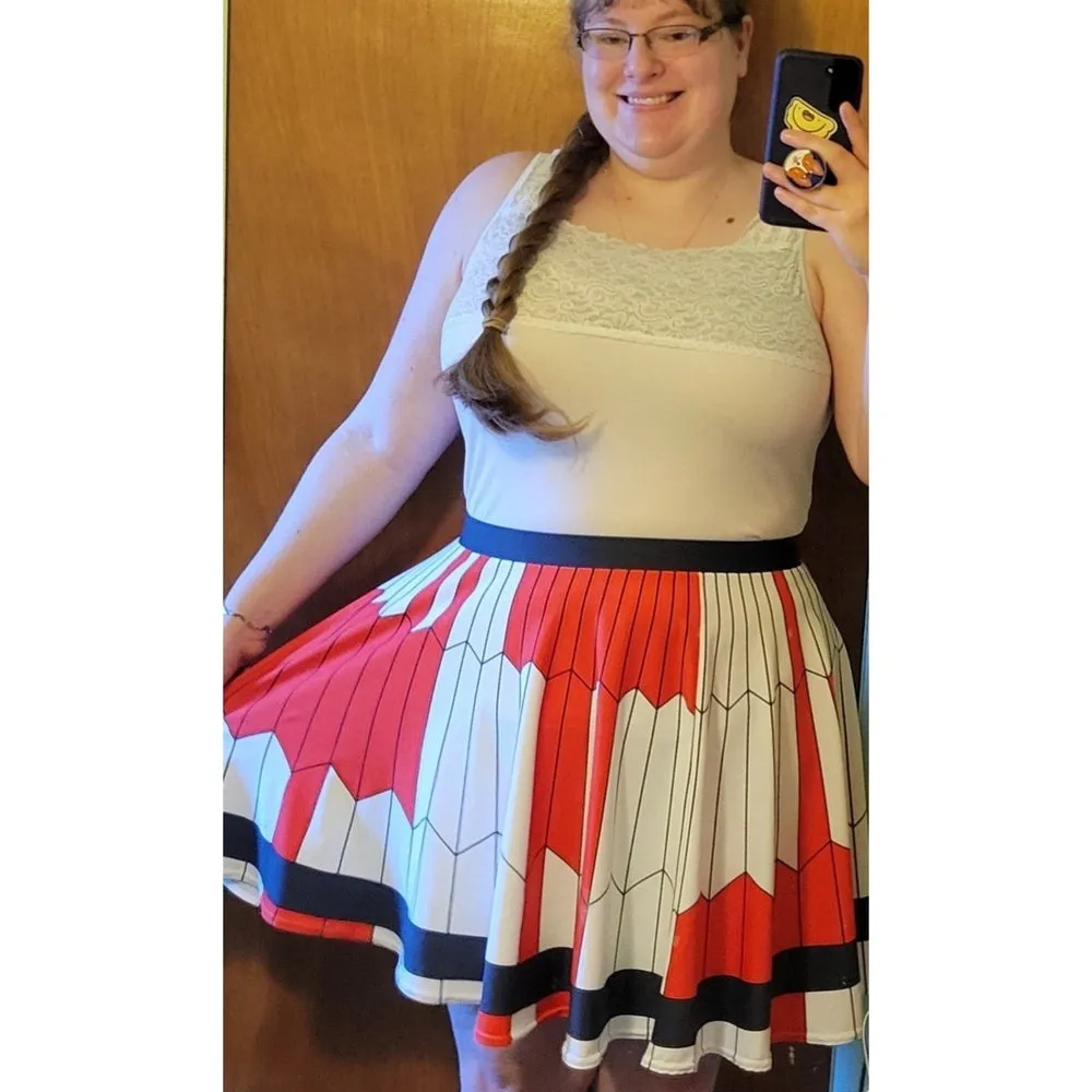 Dare Mighty Things  Mars 2020 Parachute Skater Skirt