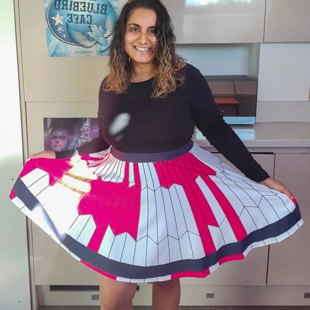 Dare Mighty Things  Mars 2020 Parachute Skater Skirt