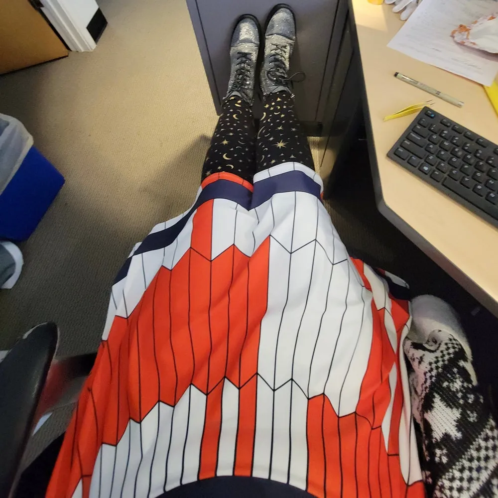 Dare Mighty Things  Mars 2020 Parachute Skater Skirt