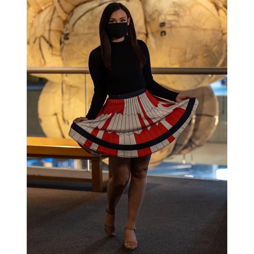 Dare Mighty Things  Mars 2020 Parachute Skater Skirt