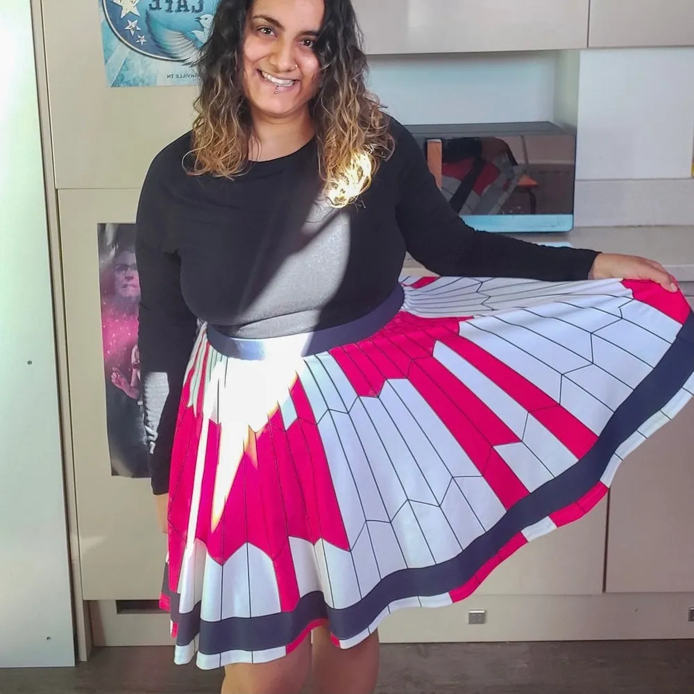 Dare Mighty Things  Mars 2020 Parachute Skater Skirt