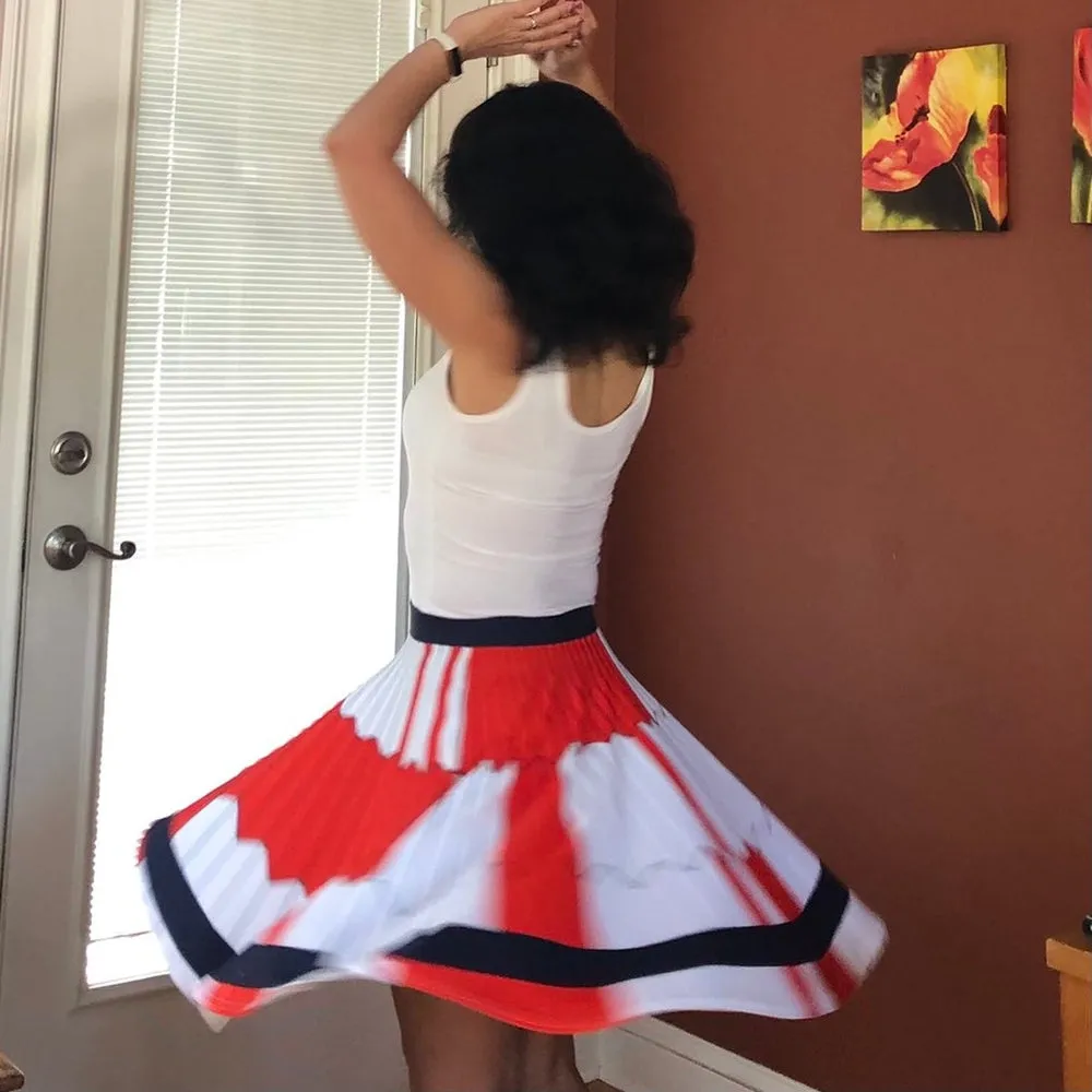 Dare Mighty Things  Mars 2020 Parachute Skater Skirt