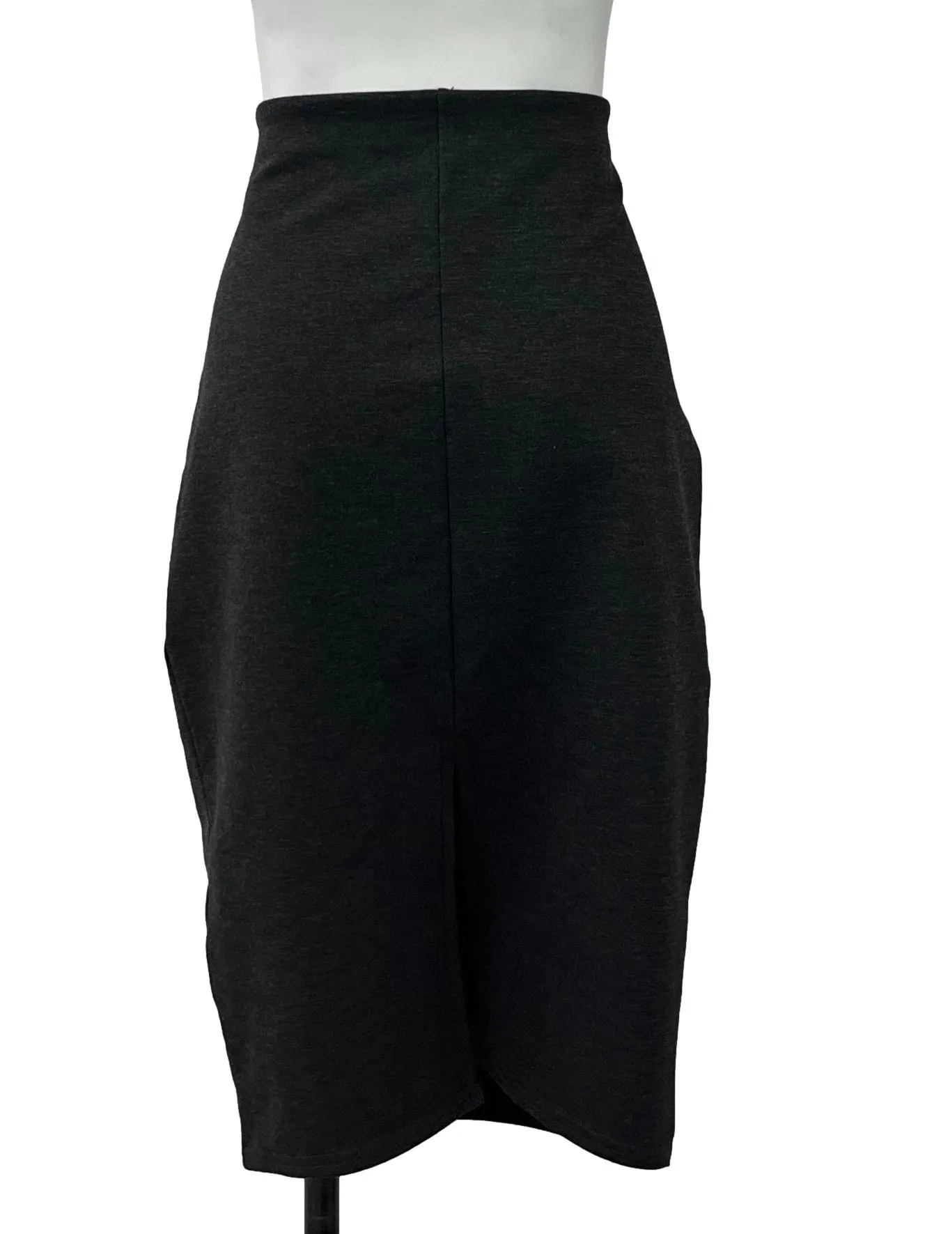 Dark Grey Pencil Skirt