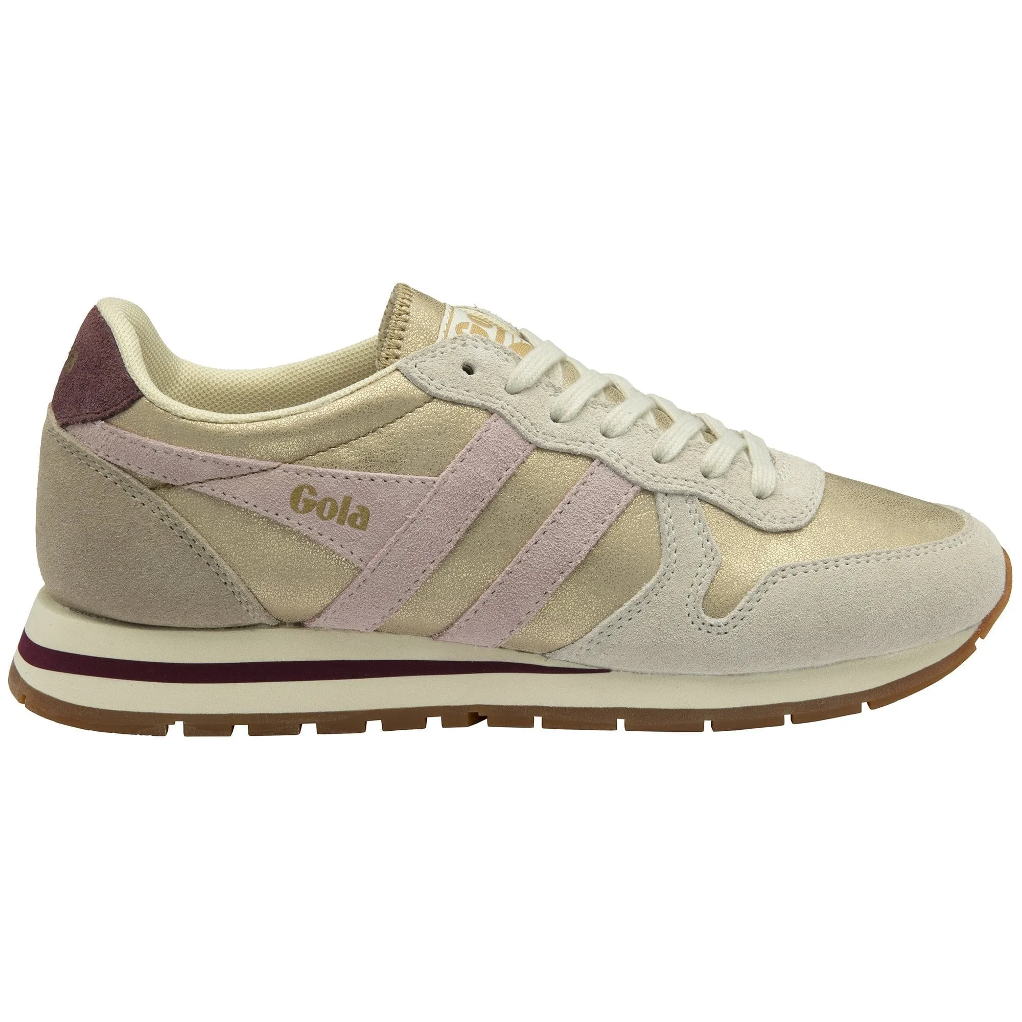 Daytona Blaze Sneakers (Gold/Chalk Pink/Windsor Wine)