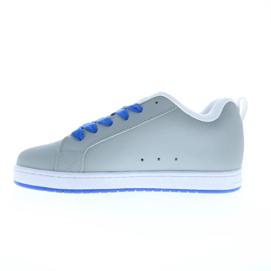 DC Mens Court Graffik Shoes - Grey/Blue/White