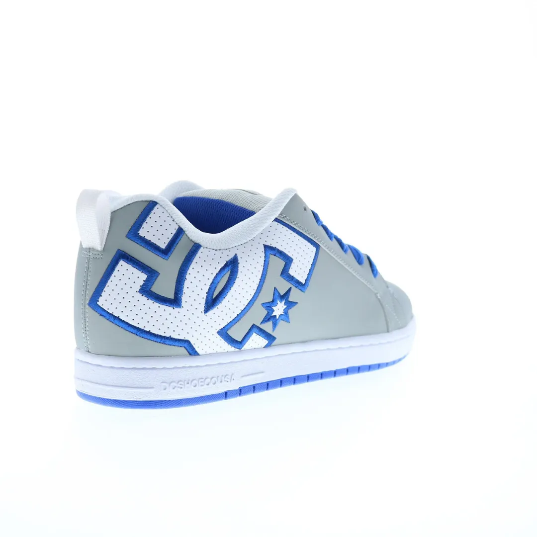 DC Mens Court Graffik Shoes - Grey/Blue/White