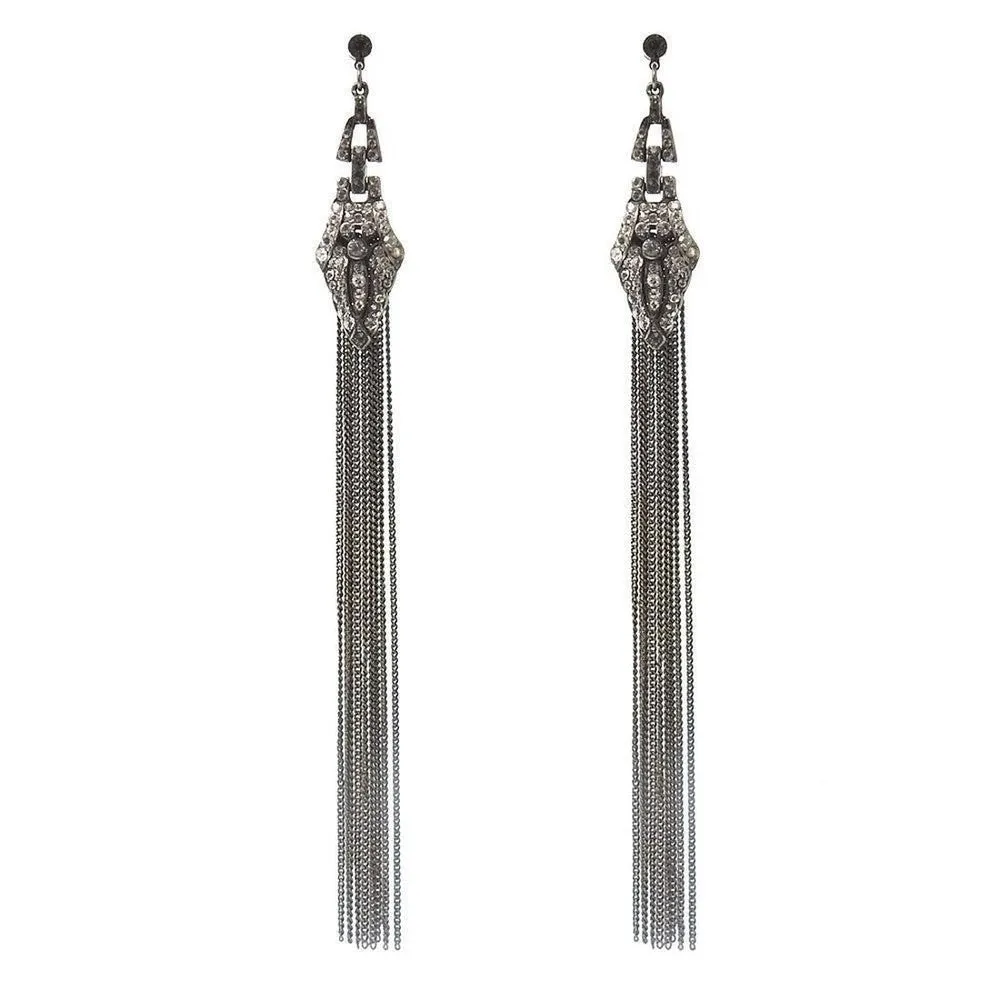 Deco Shoulder Duster Earrings