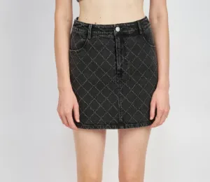 Denim Mini Skirt