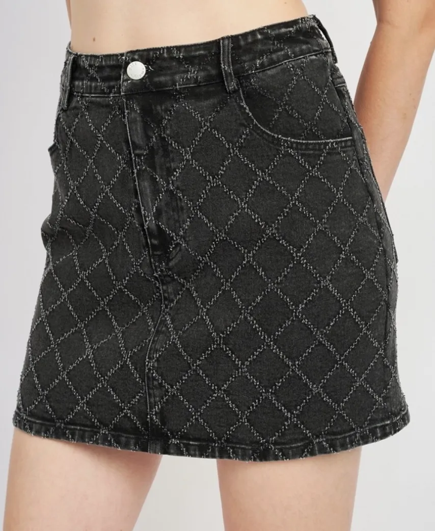 Denim Mini Skirt