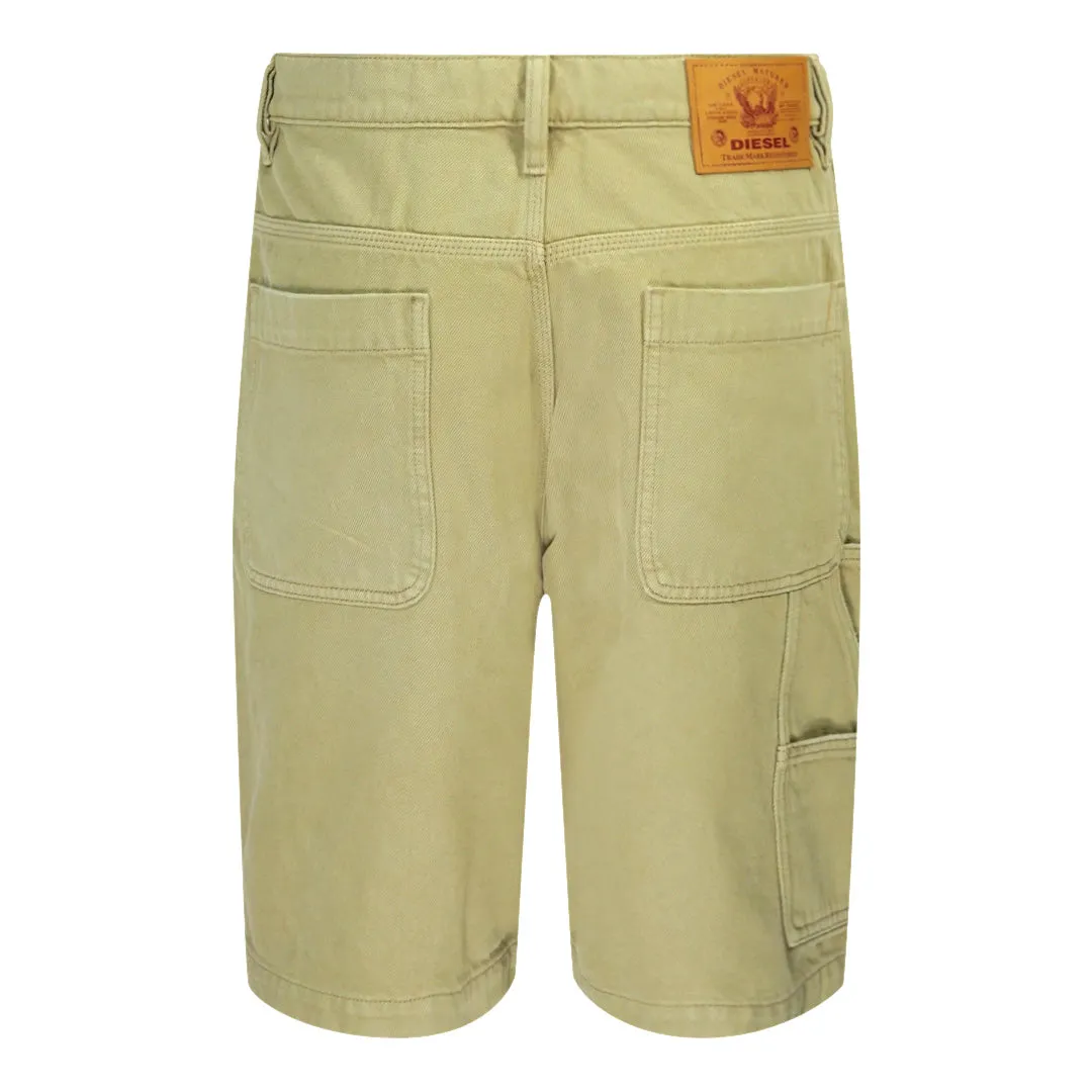 Diesel Mens Shorts D-Franky 0HBAT Beige