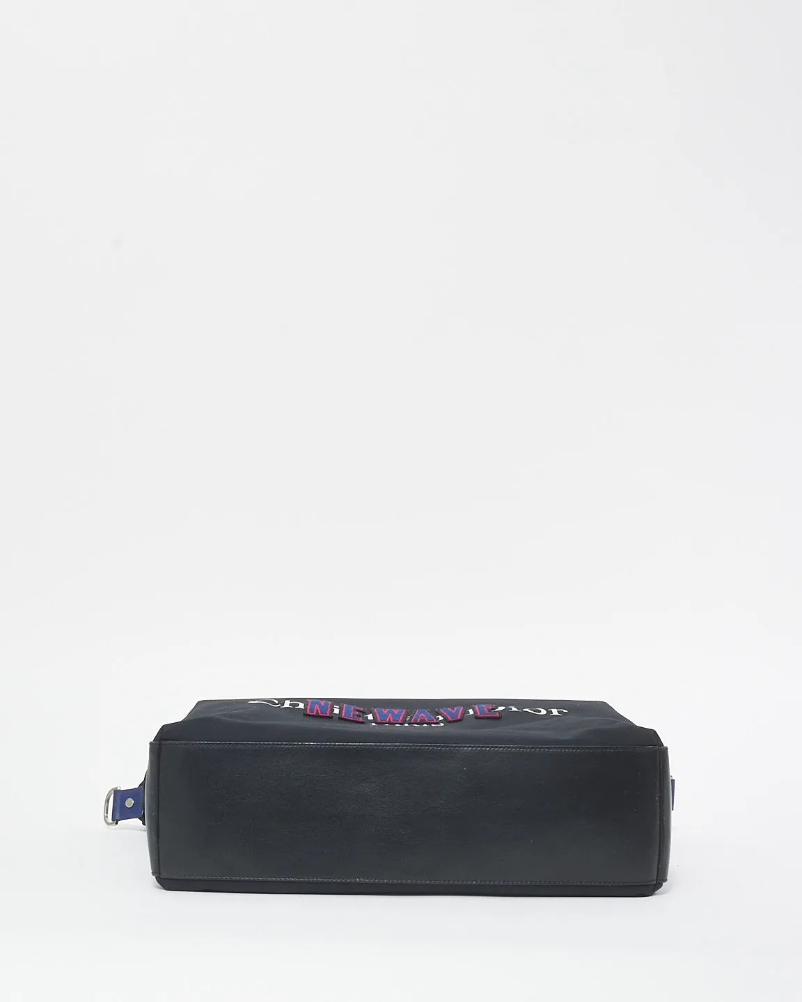 Dior Black Nylon & Blue/Red "New Wave" Graphic Convertible Tote Bag