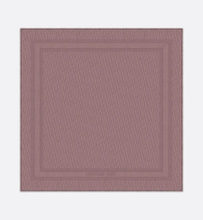 Dior Oblique Shawl • Mulberry Wool, Silk and Cashmere