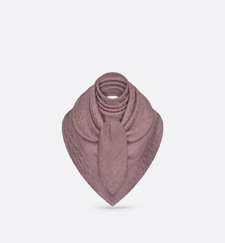 Dior Oblique Shawl • Mulberry Wool, Silk and Cashmere