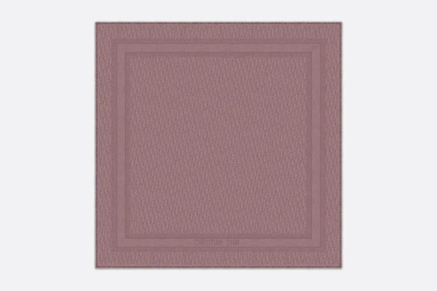 Dior Oblique Shawl • Mulberry Wool, Silk and Cashmere