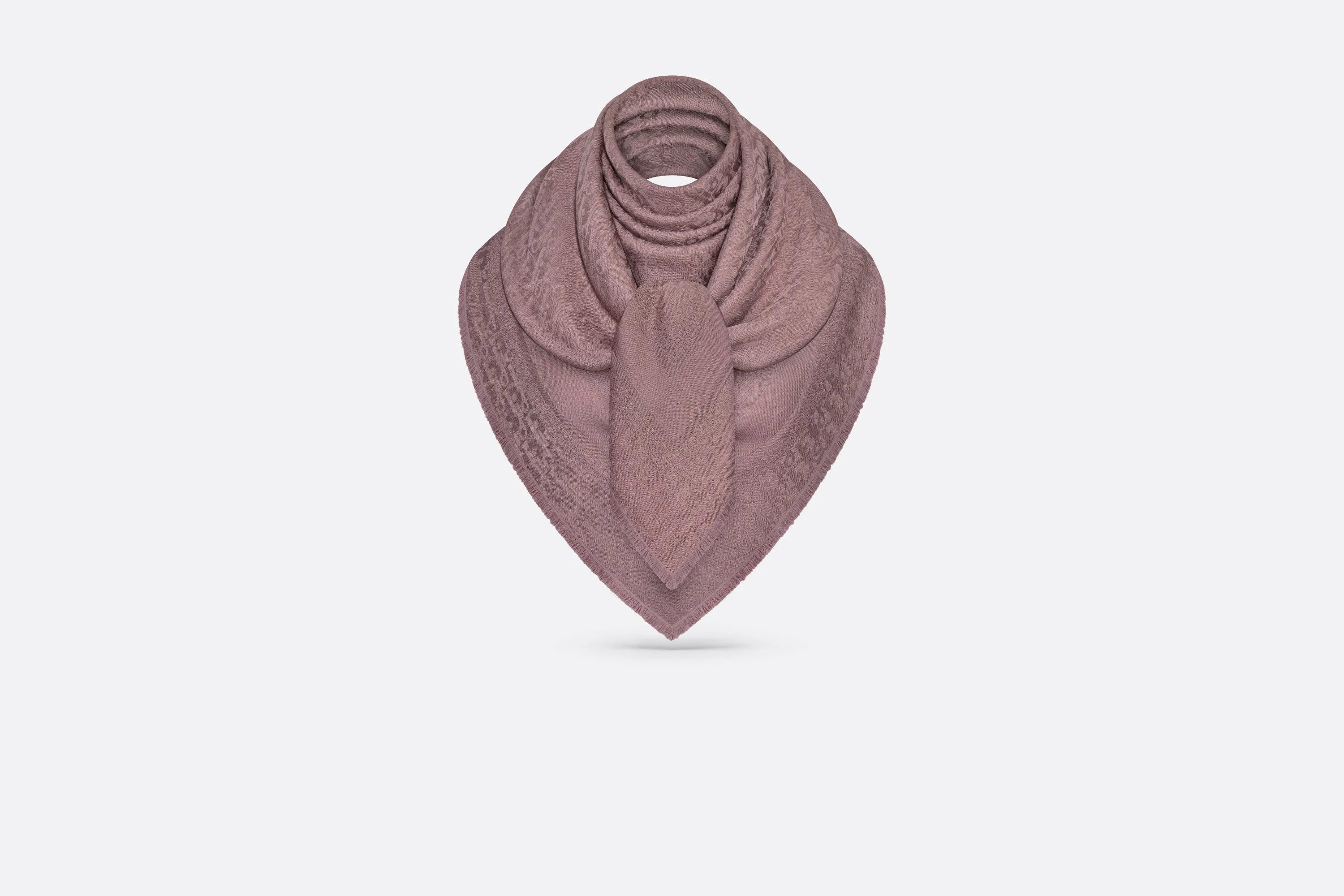 Dior Oblique Shawl • Mulberry Wool, Silk and Cashmere